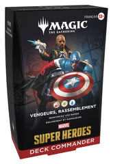 Magic the Gathering Marvel Super Heroes Commander Decks Case (4) french 5010996357144