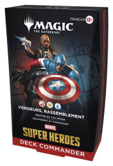 Magic the Gathering Marvel Super Heroes Commander Decks Case (4) french 5010996357144