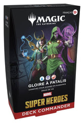 Magic the Gathering Marvel Super Heroes Commander Decks Case (4) french 5010996357144