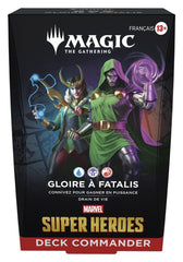 Magic the Gathering Marvel Super Heroes Commander Decks Case (4) french 5010996357144