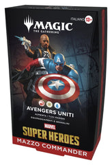 Magic the Gathering Marvel Super Heroes Commander Decks Case (4) italian 5010996357182