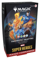 Magic the Gathering Marvel Super Heroes Commander Decks Case (4) italian 5010996357182