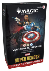 Magic the Gathering Marvel Super Heroes Commander Decks Case (4) spanish 5010996357168