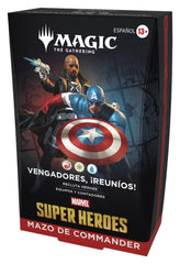 Magic the Gathering Marvel Super Heroes Commander Decks Case (4) spanish 5010996357168