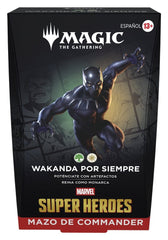 Magic the Gathering Marvel Super Heroes Commander Decks Case (4) spanish 5010996357168