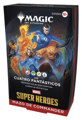 Magic the Gathering Marvel Super Heroes Commander Decks Case (4) spanish 5010996357168