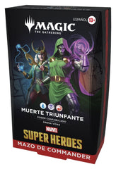 Magic the Gathering Marvel Super Heroes Commander Decks Case (4) spanish 5010996357168