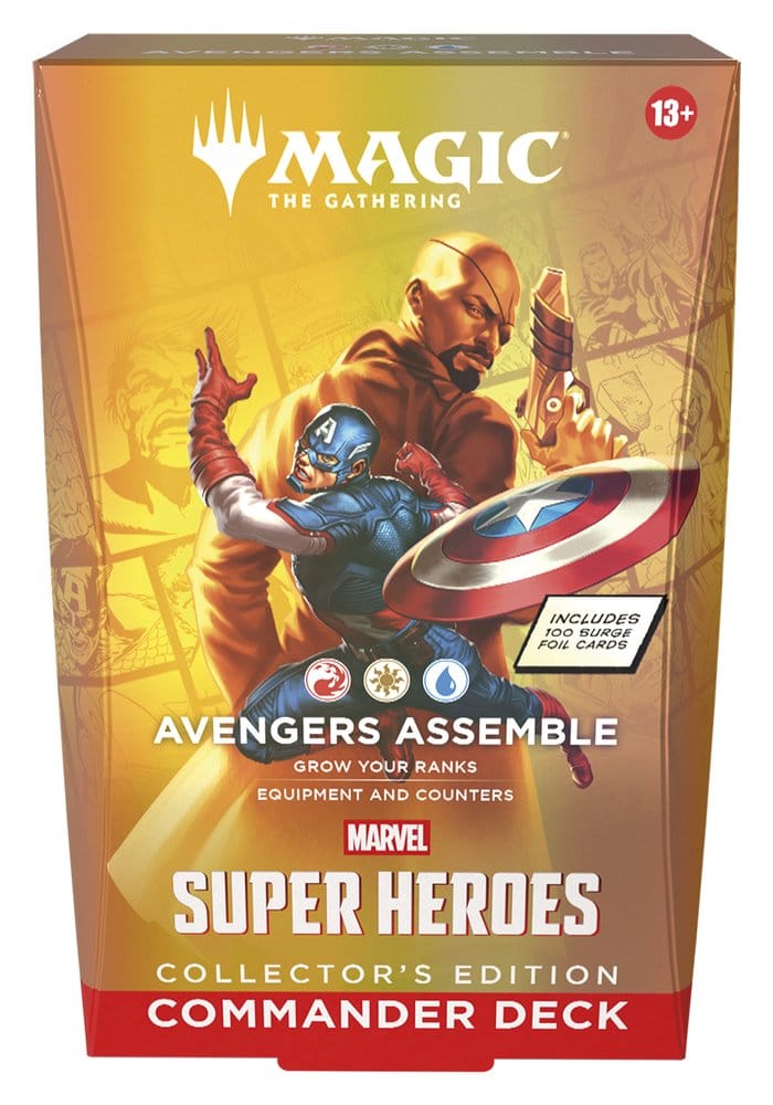 Magic the Gathering Marvel Super Heroes Collector's Edition Commander Decks Case (4) english 195166313092