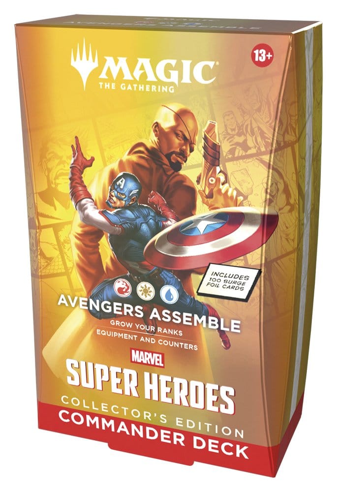 Magic the Gathering Marvel Super Heroes Collector's Edition Commander Decks Case (4) english 195166313092