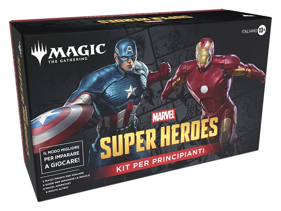 Magic the Gathering Marvel Super Heroes Beginner Box Case (3) italian 5010996364814