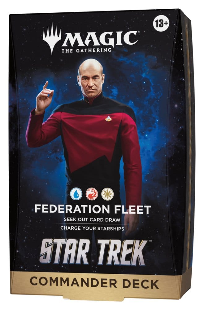 Magic the Gathering Star Trek Commander Decks Case (4) english 0195166335988