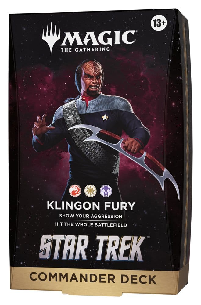 Magic the Gathering Star Trek Commander Decks Case (4) english 0195166335988