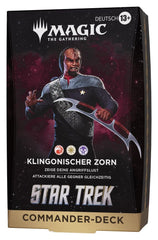 Magic the Gathering Star Trek Commander Decks Case (4) german 5010996419989