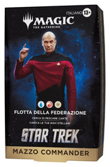 Magic the Gathering Star Trek Commander Decks Case (4) italian 5010996420022