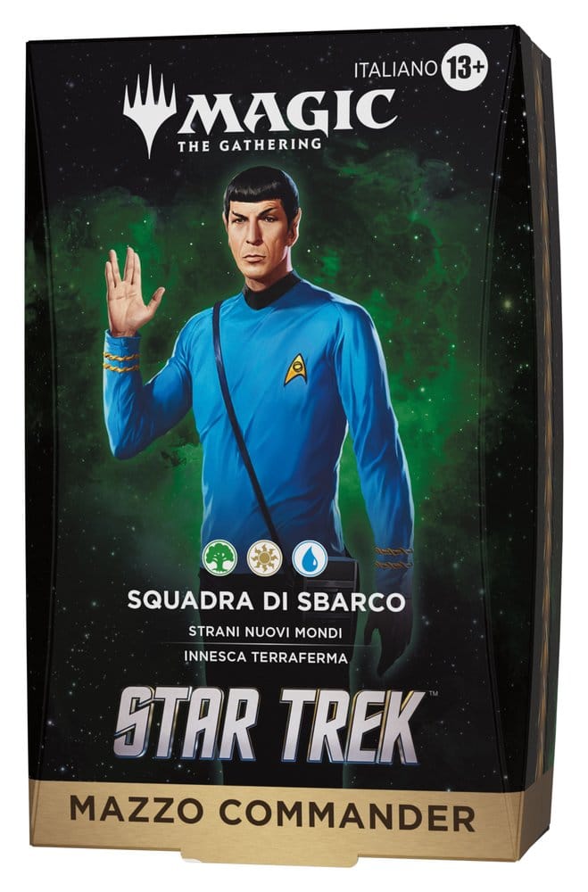 Magic the Gathering Star Trek Commander Decks Case (4) italian 5010996420022