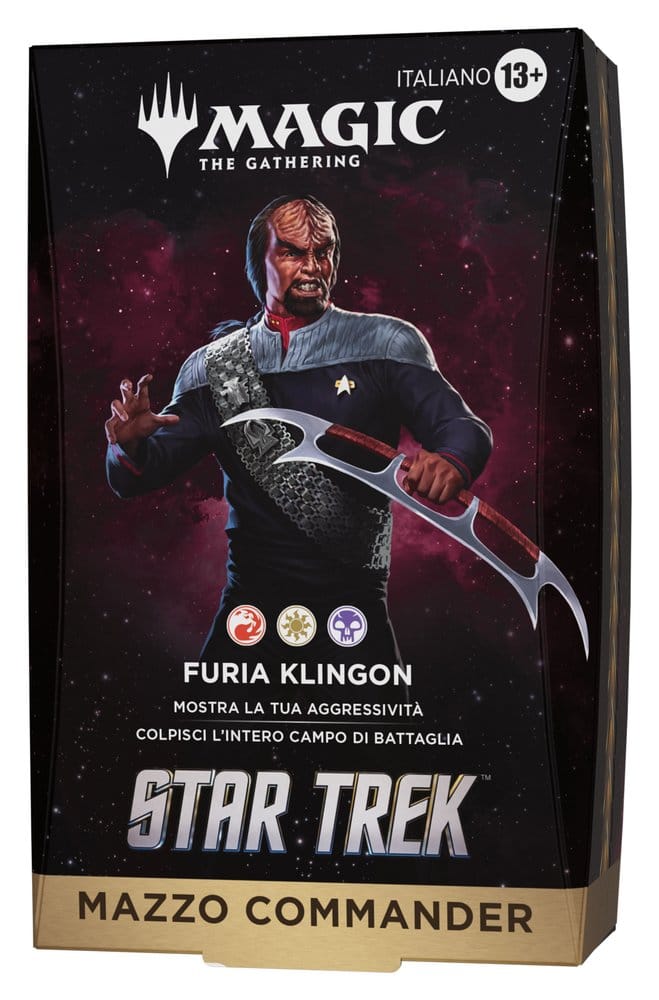 Magic the Gathering Star Trek Commander Decks Case (4) italian 5010996420022