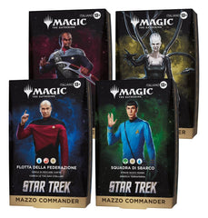 Magic the Gathering Star Trek Commander Decks Case (4) italian 5010996420022