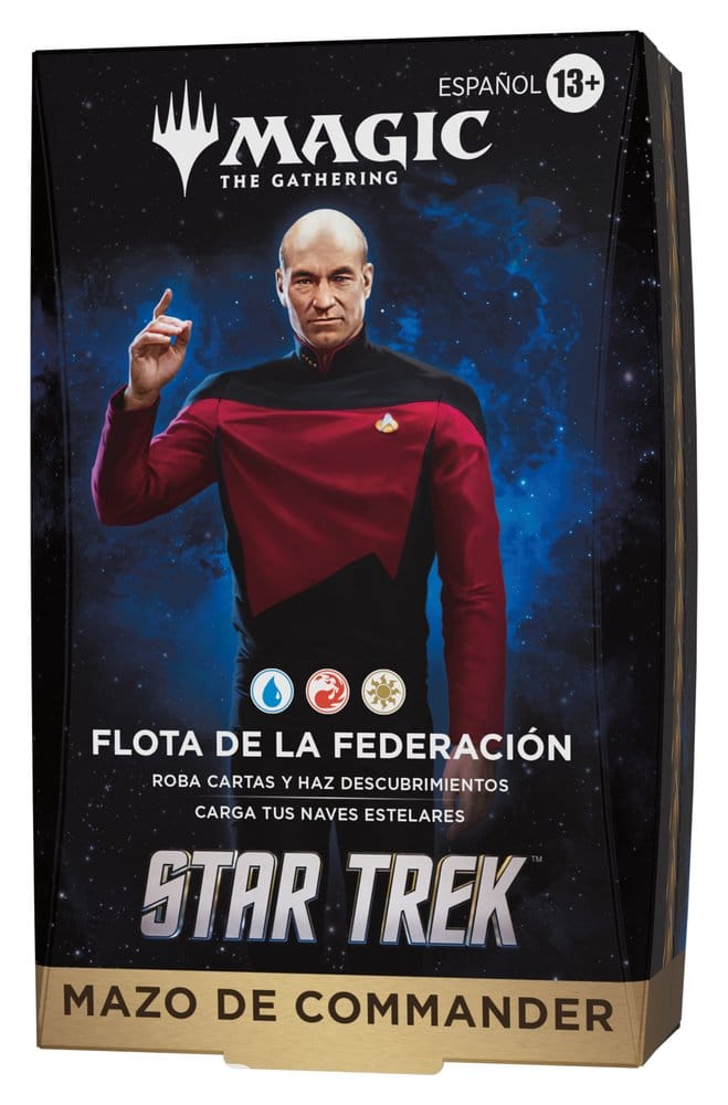 Magic the Gathering Star Trek Commander Decks Case (4) spanish 5010996420046
