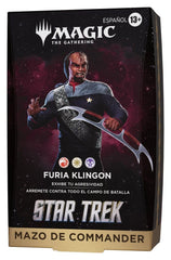 Magic the Gathering Star Trek Commander Decks Case (4) spanish 5010996420046
