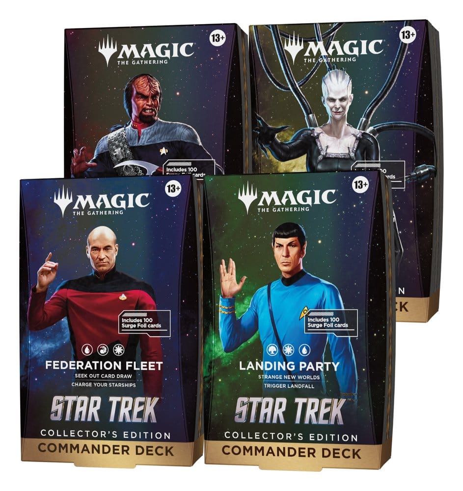 Magic the Gathering Star Trek Collector's Edition Commander Decks Case (4) english 0195166336022