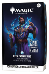 Magic the Gathering Grundstein-Commander-Decks Umkarton (5) englischMagic the Gathering Foundations Commander Decks Case (5) englishMagic the Gathering Decks Commander Fondations (5) *ANGLAIS*Magic the Gathering Mazos de Commander de Cimientos Caja (5) in 5010996429407