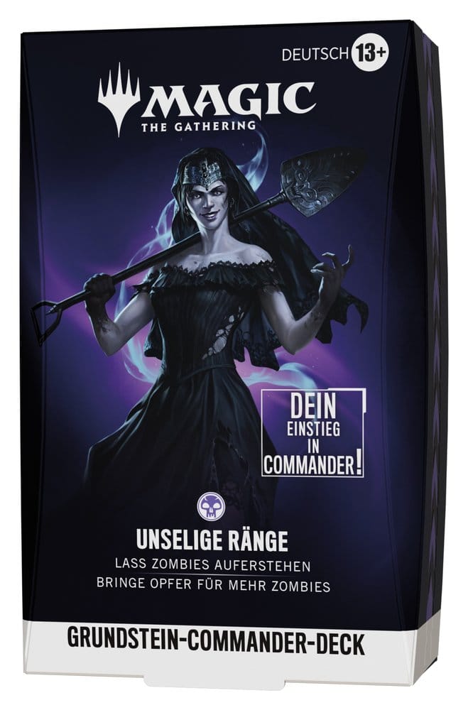 Magic the Gathering Grundstein-Commander-Decks Umkarton (5) deutschMagic the Gathering Foundations Commander Decks Case (5) germanMagic the Gathering Decks Commander Fondations (5) *ALLEMAND*Magic the Gathering Mazos de Commander de Cimientos Caja (5) ale 5010996429704