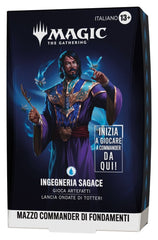 Magic the Gathering Grundstein-Commander-Decks Umkarton (5) italienischMagic the Gathering Foundations Commander Decks Case (5) italianMagic the Gathering Decks Commander Fondations (5) *ITALIEN*Magic the Gathering Mazos de Commander de Cimientos Caja (5) 5010996430021