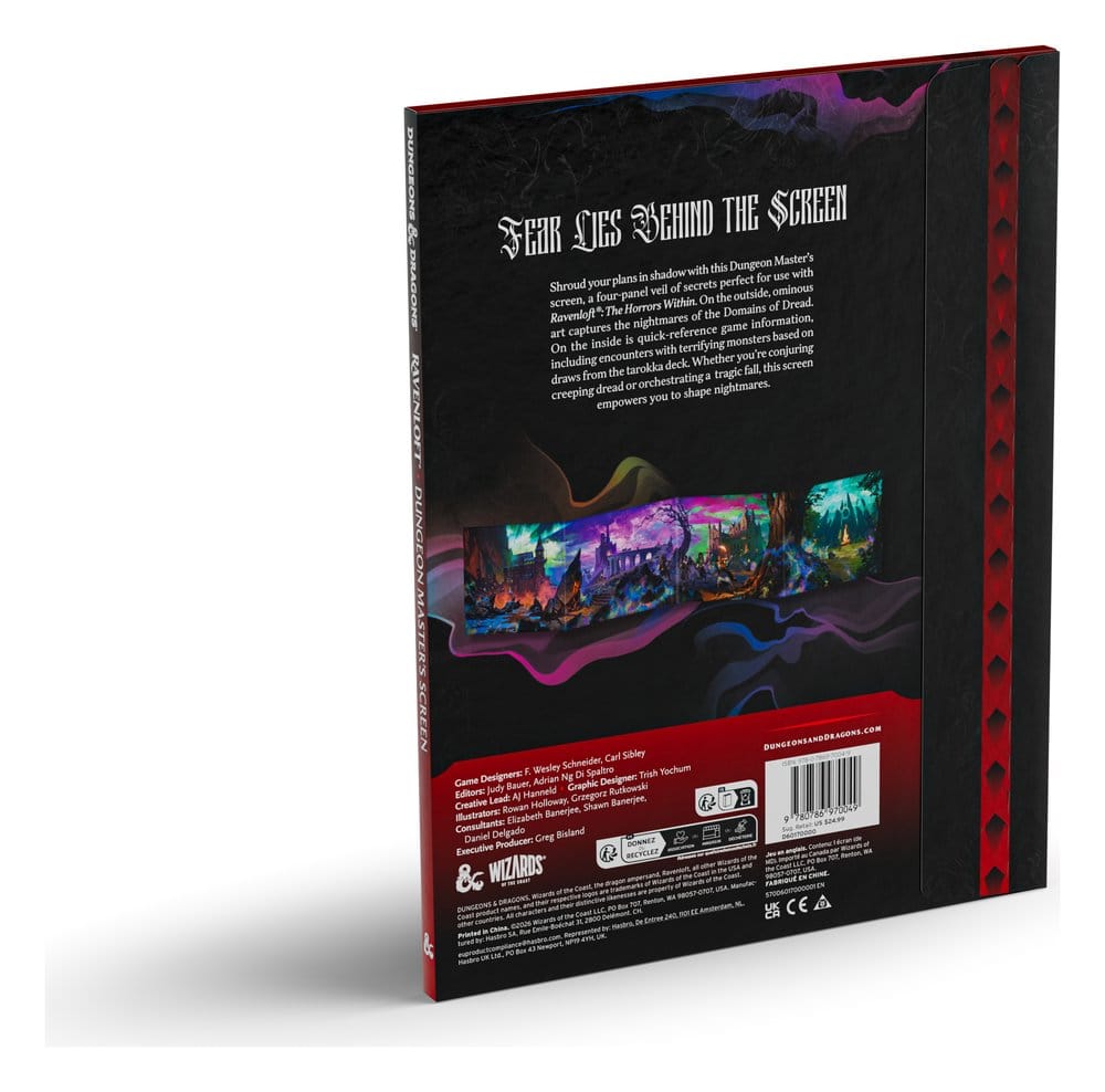 Dungeons & Dragons RPG Ravenloft: The Horrors Within Dungeon Master's Screen *English Version* 9780786970049