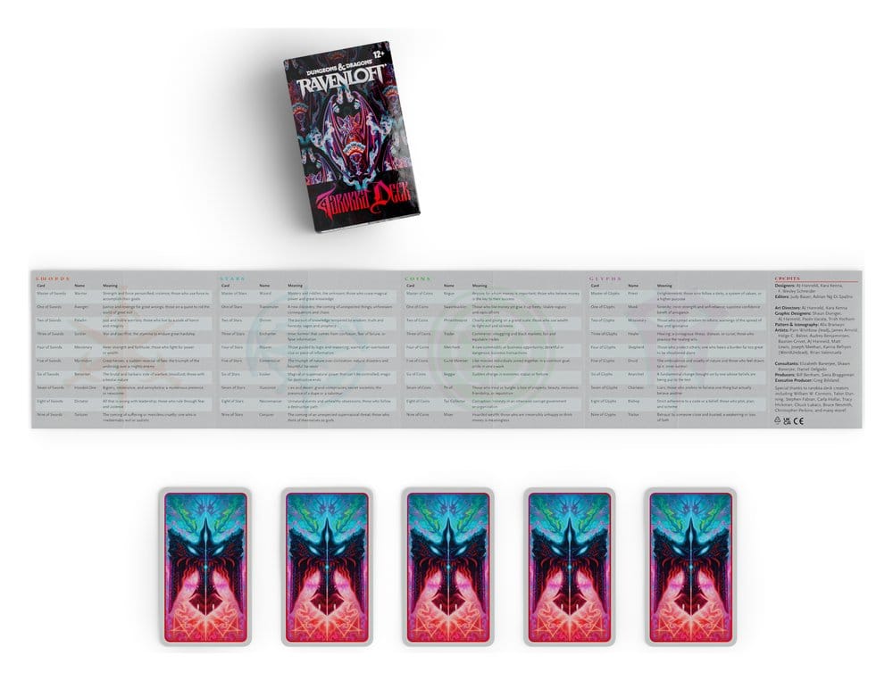 Dungeons & Dragons RPG Ravenloft: The Horrors Within Tarokka Deck *English Version* 0195166333618