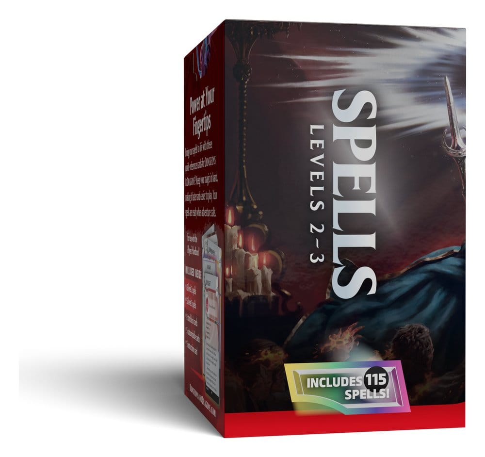 Dungeons & Dragons RPG Reference Cards: Spells (Levels 2-3) *English Version* 0195166335025