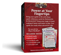 Dungeons & Dragons RPG Reference Cards: Spells (Levels 4-5) *English Version* 0195166335049