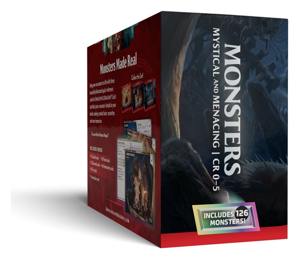 Dungeons & Dragons RPG Reference Cards: Monsters (Mystical and Menacing) *English Version* 0195166335124
