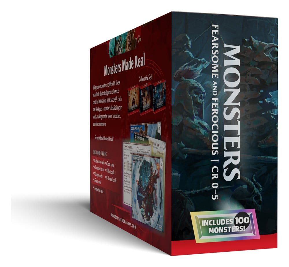 Dungeons & Dragons RPG Reference Cards: Monsters (Fearsome and Ferocious) *English Version* 0195166335162