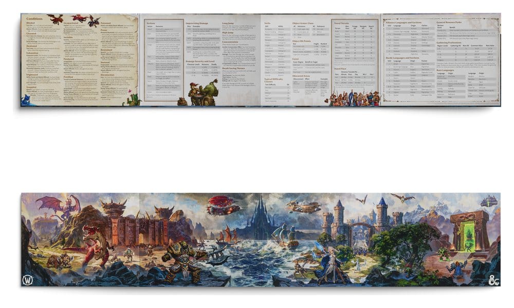 Dungeons & Dragons RPG World of Warcraft Dungeon Master's Screen *English Version* 9780786970223
