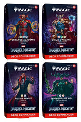 Magic the Gathering Marvel: Darkhold Destiny Commander Decks Case (4) french 5010996445889