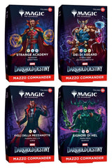 Magic the Gathering Marvel: Destino del Darkhold Commander Decks Case (4) italian 5010996445926