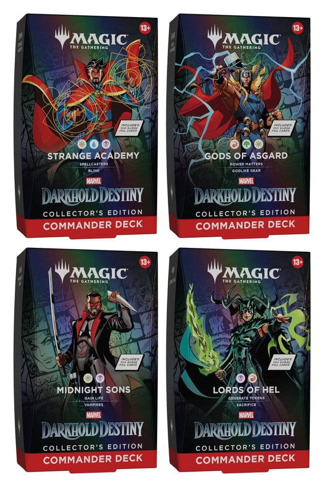 Magic the Gathering Marvel: Darkhold Destiny Collector's Edition Commander Decks Case (4) english 0195166349701