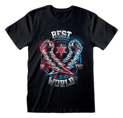 WWE T-Shirt CM Punk Best In The World Black Size S 5056811558174