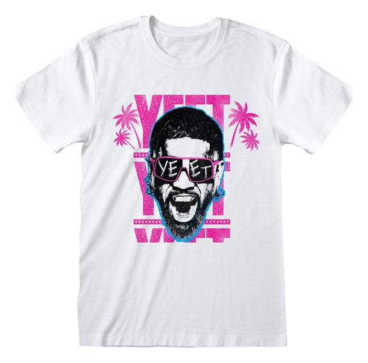 WWE T-Shirt Yeet White Size S 5056811583282