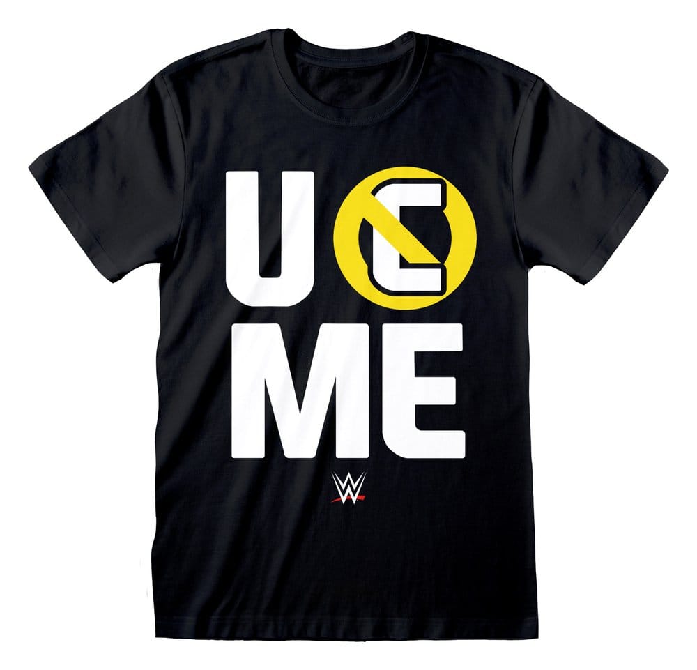 WWE T-Shirt You Can't See Me Black Size S 5056811560788