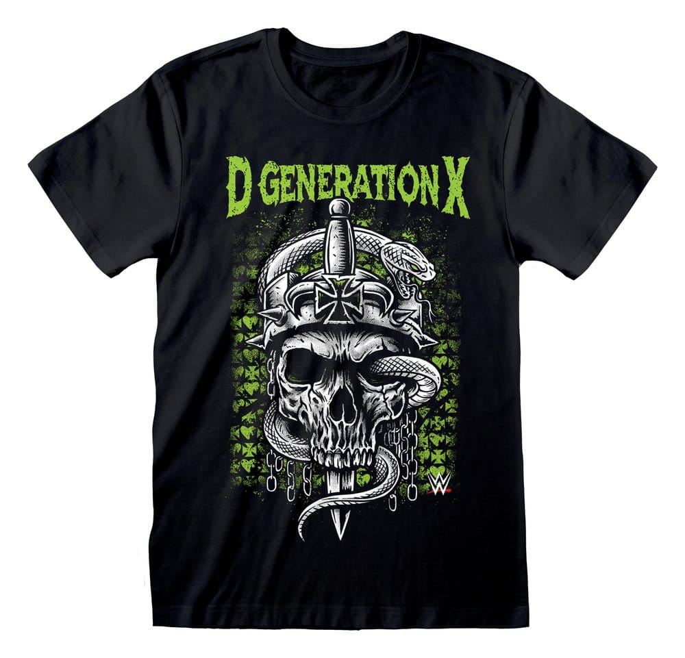 WWE T-Shirt D Generation X Black Size S 5056811560733