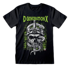 WWE T-Shirt D Generation X Black Size S 5056811560733