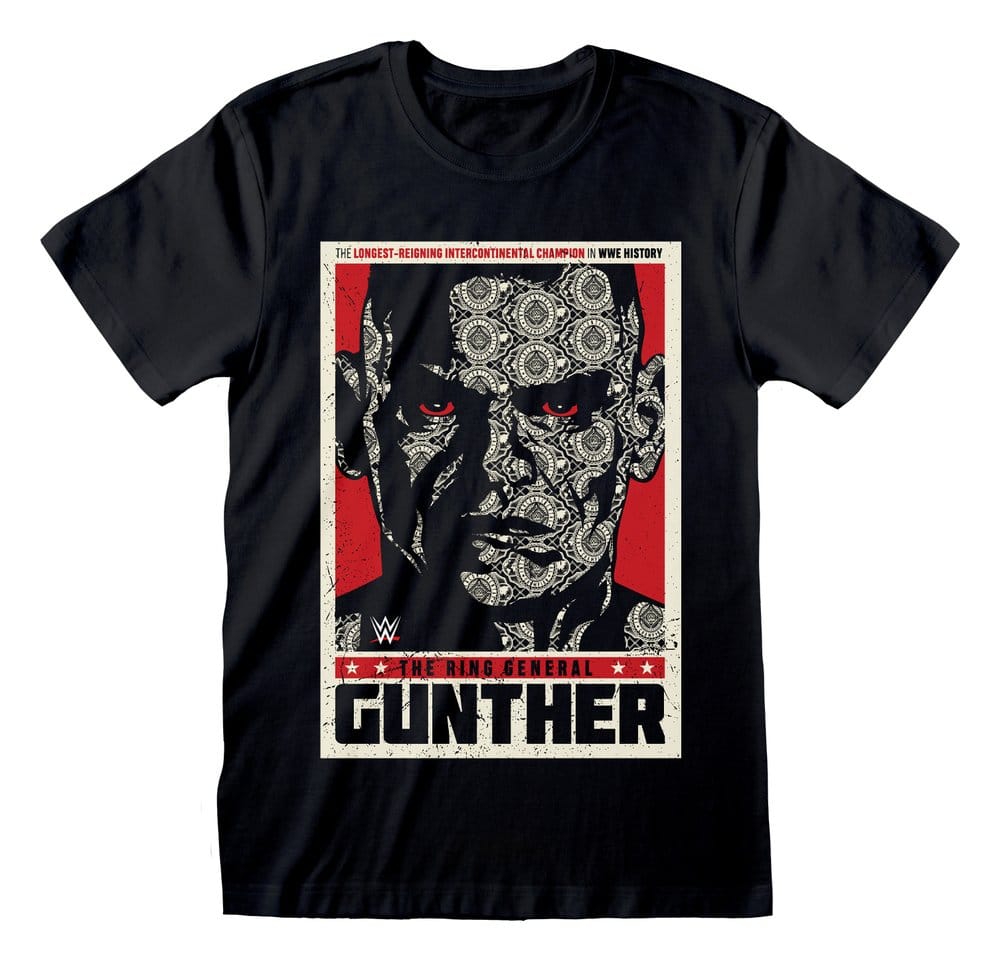 WWE T-Shirt Gunther Black Size S 5056811560689