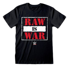 WWE T-Shirt RAW is WAR Black Size S 5056811583336