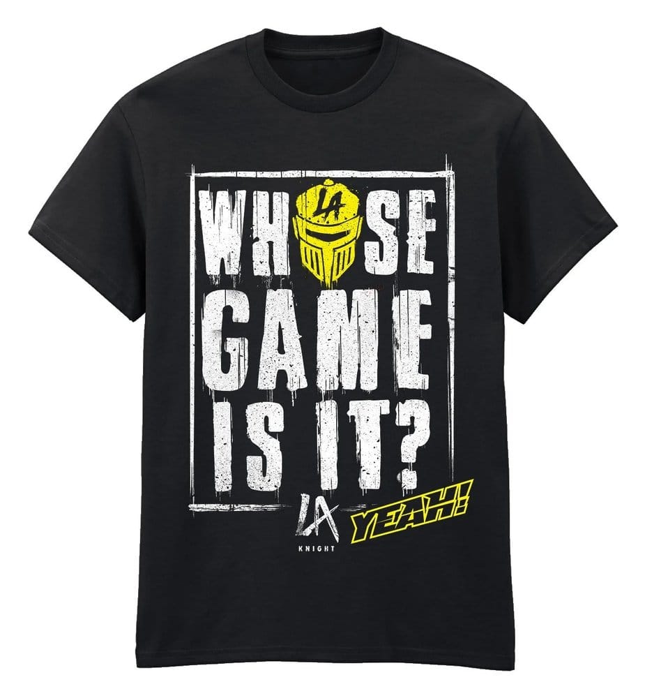 WWE T-Shirt Who's Game Is It Black Size S 5056811583381