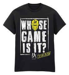 WWE T-Shirt Who's Game Is It Black Size S 5056811583381