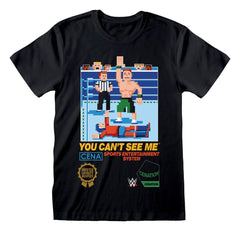 WWE T-Shirt Cena Can't See Me Black Size S 5056811570732