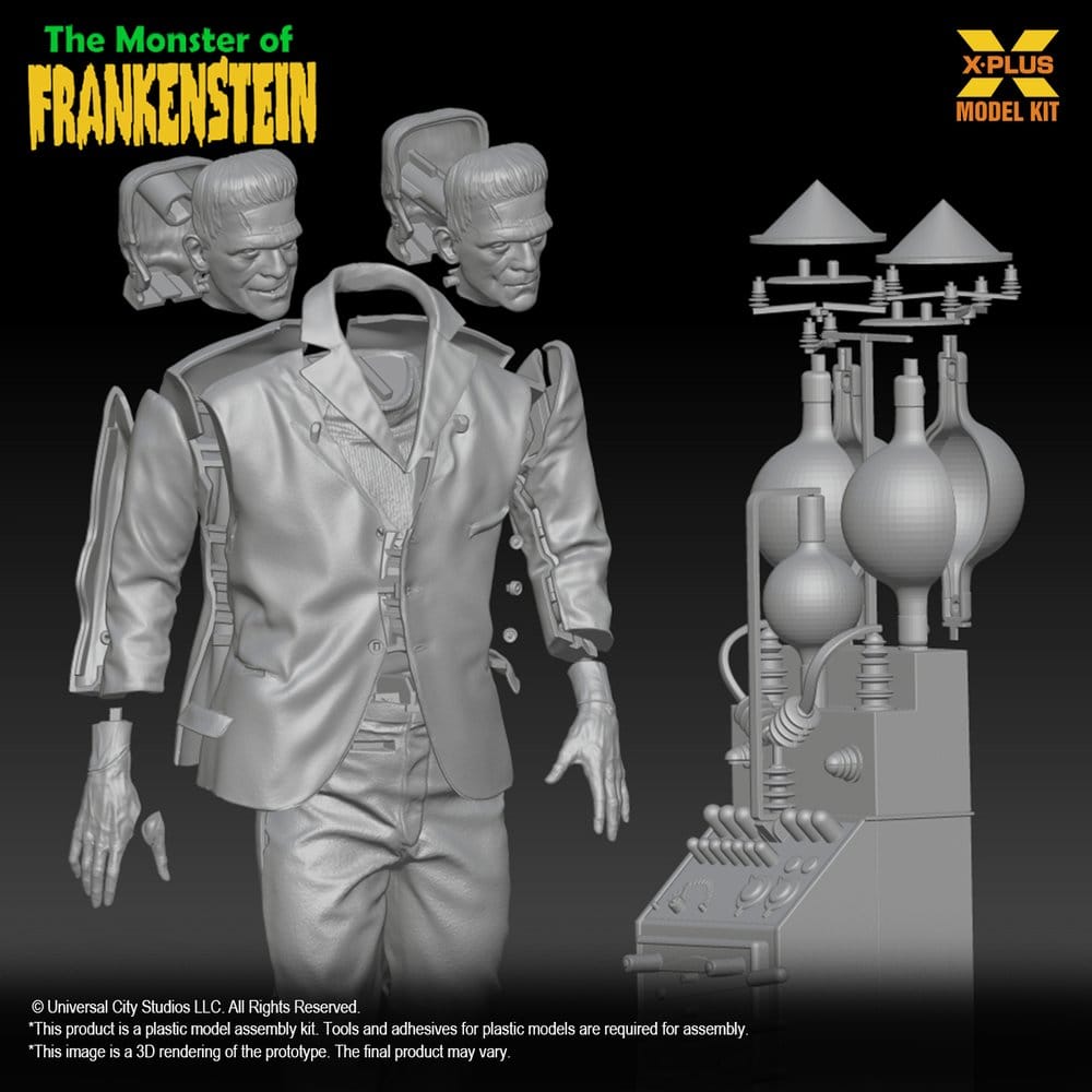 Frankenstein Plastic Model Kit 1/8 The Monster of Frankenstein 27 cm    4532149023580