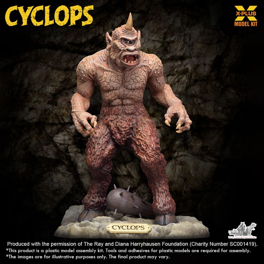 Cyclops figure Plastic Model Kit 1/72 Renewal Package 23 cm 4532149023900