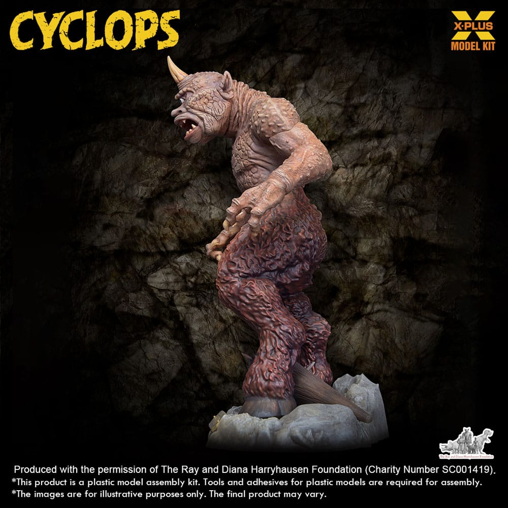 Cyclops figure Plastic Model Kit 1/72 Renewal Package 23 cm 4532149023900